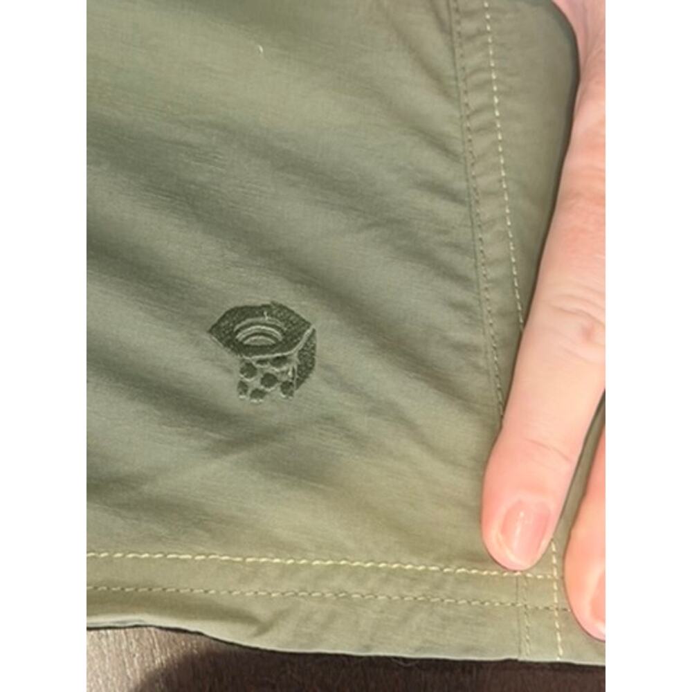 Y2K 00s Low Rise Mountain Hardware Hiking Skirt 8 Olive Green Gorpcore Outdoors - Picture 10 of 11